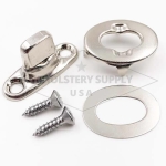 Common Sense Turnbuckle Fastener Fabric to Hard Surface 2 Screw Base Stud With Eyelet & Screw Kits